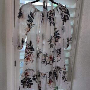 Source Unknown Floral Off-Shoulder Blouse
